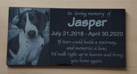 dog memorial plaque